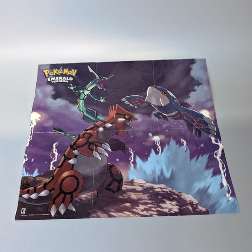 Pokemon emerald version poster - emerald,